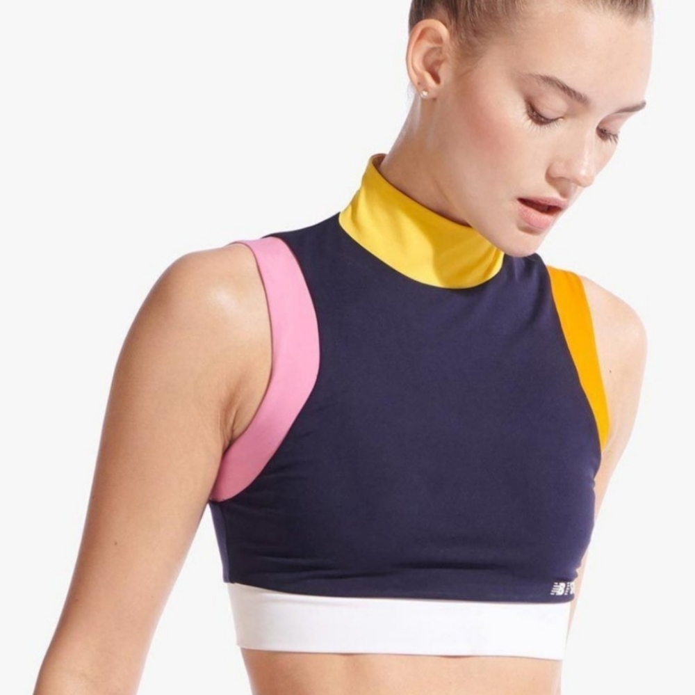 STAUD x NEW BALANCE Performance Crop Top, Size XS